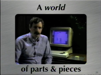 screenshot of ark demo showing Randy Smith and titled a world of parts and pieces