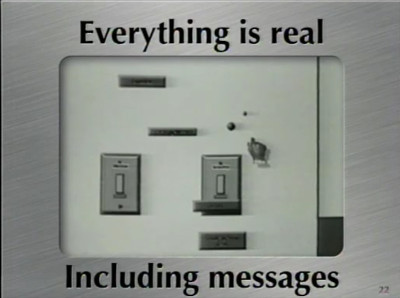screenshot of ark demo showing the interface and titled everything is real including messages