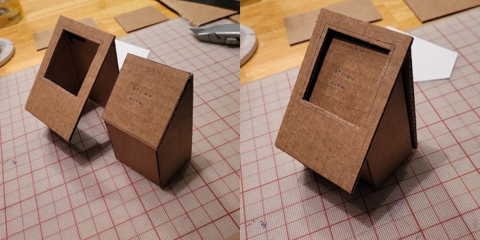 assembling the top and back