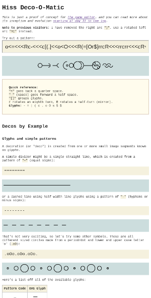 screenshot of the deco editor showing new documentation